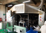 Linha de produção de cone de wafer PLC Equipamento de fabricação de cone de wafer de aço inoxidável