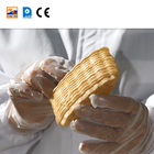 Linha de produção de biscoitos de wafer Monaka sem esforço Controle de temperatura de exibição digital