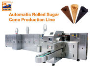 Máquina automática do cozimento do cone da linha de produção do cone do açúcar do sistema de gás/gelado