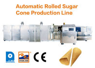 A linha de produção automática fabricantes do cone de gelado diretos pode ser cone de gelado personalizado do tamanho que faz a máquina