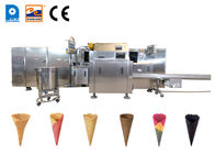 Linha de produção automática do cone de gelado com sistema de rolamento horizontal