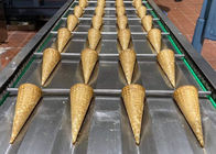 Linha de produção de cozimento 14000×2300W×2000H do cone de gelado de rolo de ovo de 101 placas