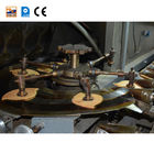 Linha de produção automática do cone do waffle, 61 moldes do cozimento do ferro fundido, material de aço inoxidável.