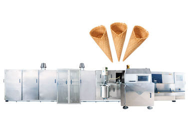 Linha de produção de alta velocidade do cone do açúcar do rolo, máquina da produção do gelado com estrela - sistema do carretel