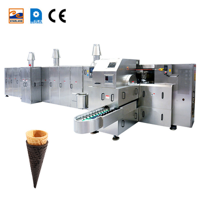 Linha de produção de cone de açúcar de peso pesado personalizado totalmente automático mestre cone de sorvete
