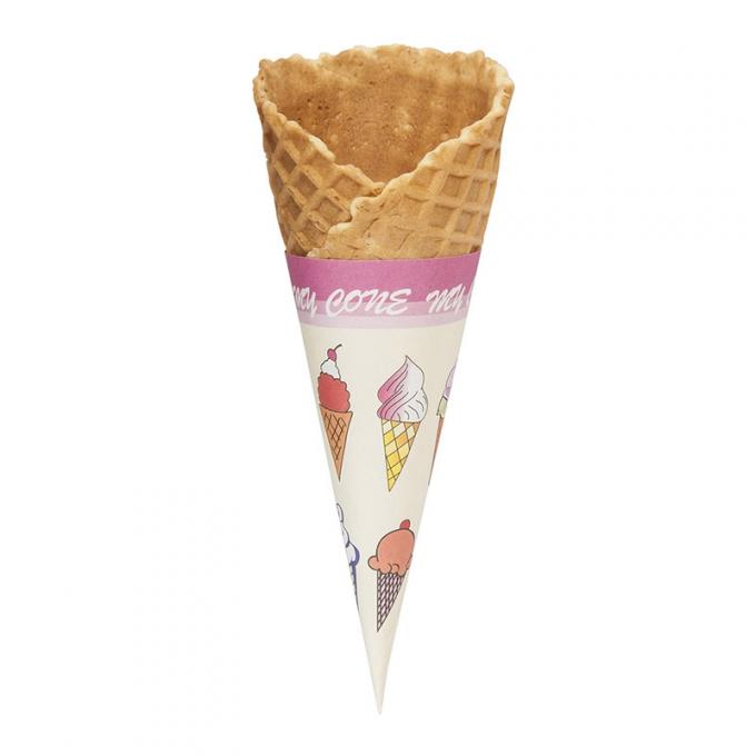 cone oblíquo do açúcar do gelado do comprimento de 98mm, cones caseiros