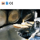a linha de produção do cone do waffle 380V operou facilmente a máquina da fabricação de biscoitos da bolacha