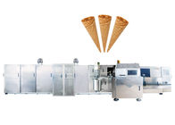 Linha de produção alta do cone de gelado da flexibilidade com estação diferente do rolamento, 47 placas de cozimento