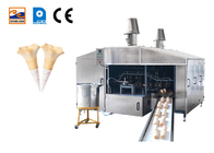 Linha de produção de cone de bolacha automática comercial Máquina de cone de biscoito de açúcar laminado