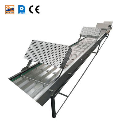 Cinturão transportador de distribuição de alimentos de aço inoxidável com CE