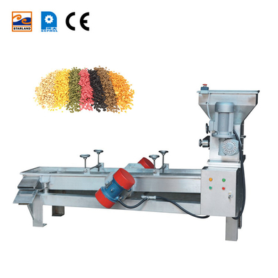 Máquina compacta e durável de crispas de arroz