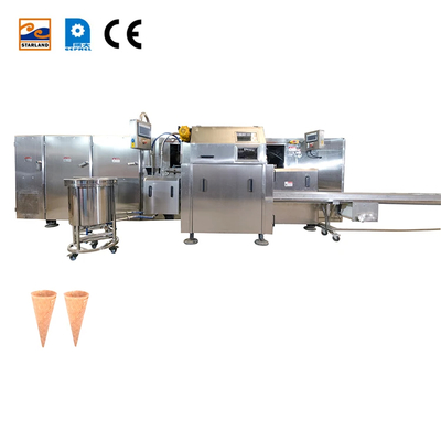 Máquina automática de aço inoxidável de cone de açúcar
