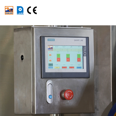 Linha de produção automática de cone de açúcar com ajuste de velocidade e produtividade personalizáveis