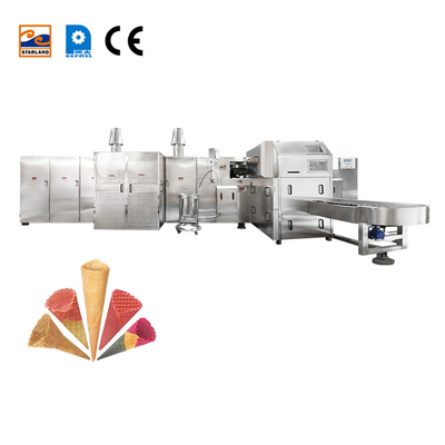 Linha de produção automática de cone de sorvete
