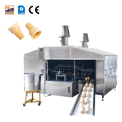 Equipamento avançado de produção de cones de wafer de aço inoxidável