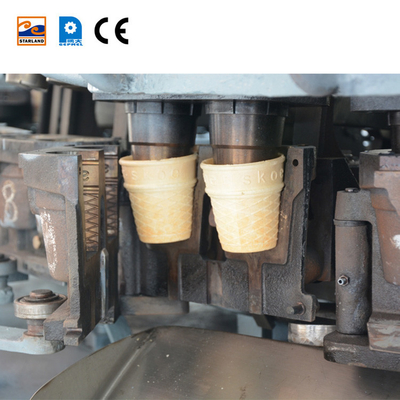 0.75kw Especificação do motor principal Linha de produção automática de cone de wafer com CE