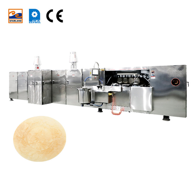 Equipamento automático de produção de snacks controlado por PLC de aço inoxidável