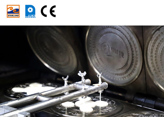 Máquina automática de wafer Obleas personalizável Garantia de um ano