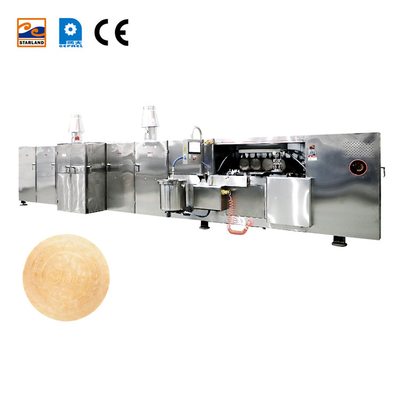 Sistema de Controle PLC de Shell de Aço Inoxidável Máquina de Fabricação de Wafer de Obleas