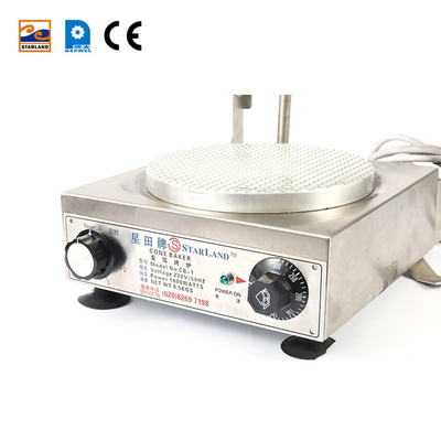220V Semi-automático açúcar Cone Baker para geladeira