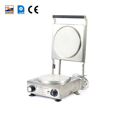 Máquina de fabricação de cone crocante de aço inoxidável com motor principal