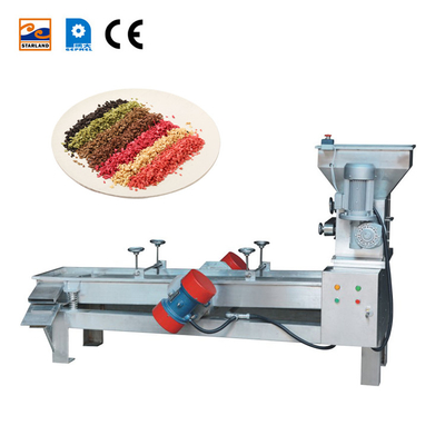 Máquina de moagem automática de biscoitos eficiente Máquina de cristais de arroz