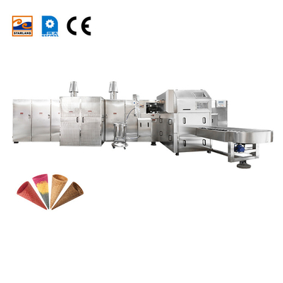 Equipamento automático de linha de produção de cones de açúcar de 5000 cones / hora