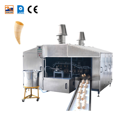 Fabricante automático de cones de wafer para produção de alto volume