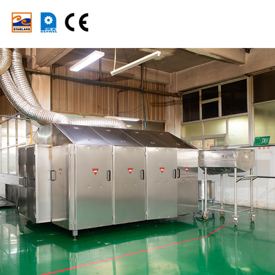 Fabricante automático de cones de wafer para produção de alto volume