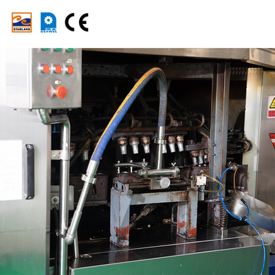 4400 Produção 28 moldes linha de produção automática de cone de wafer Wafer Cone Machine
