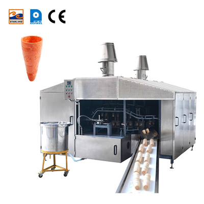 4400 Produção 28 moldes linha de produção automática de cone de wafer Wafer Cone Machine