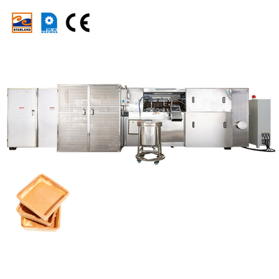 Linha de produção de conchas de tartar de aço inoxidável totalmente automática com controle de temperatura de exibição digital