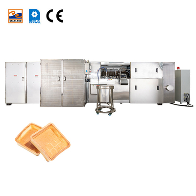 Linha automática de produção de conchas de tartarugas com controlo PLC e controlo digital de temperatura