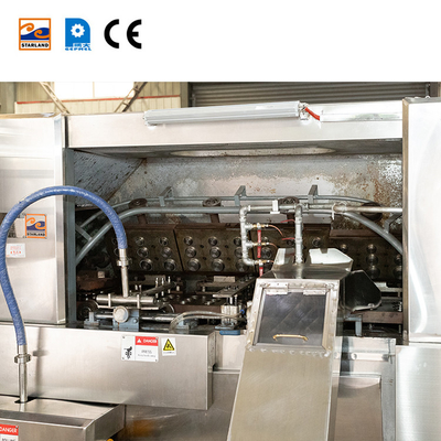 Linha automática de produção de conchas de tartarugas com controlo PLC e controlo digital de temperatura