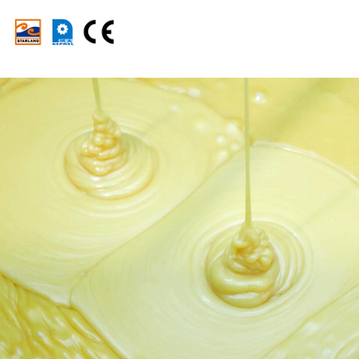 Linha automática de produção de conchas de tartarugas com controlo PLC e controlo digital de temperatura