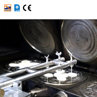 Equipamento de produção de wafer de gás Obleas personalizado com controle automático de temperatura e exibição digital