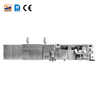 Linha de produção de rolos de ovos de aquecimento a gás com capacidades de 1200pcs / hora 380V