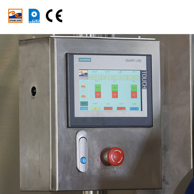 Máquina de aço inoxidável de cone de açúcar totalmente automática aquecida a gás
