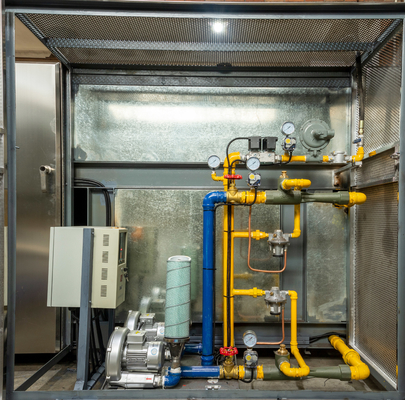 Máquina de aço inoxidável de cone de açúcar totalmente automática aquecida a gás