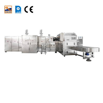 Sistema de controlo PLC de aquecimento por gás de máquina automática de cone de açúcar Forno