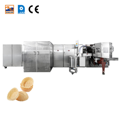 Linha de produção de cestas de waffle de alta capacidade Apoio técnico em vídeo e construção de aço inoxidável durável