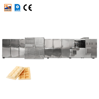 Máquina automática de wafer Monaka para produção de desenho