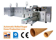 Rolo automático Sugar Cone Production Line 10000cones/Hour do chocolate