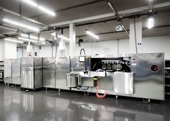 Suporte técnico de vídeo e produção automática de biscoitos de wafer