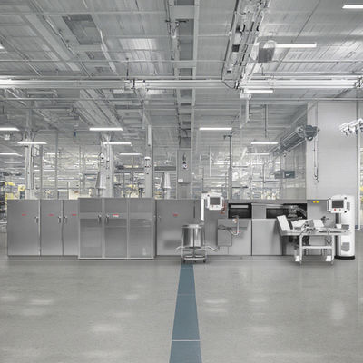 Linha de Produção de Rolinhos de Ovos com Aquecimento a Gás PLC 1200/Hora de Produção