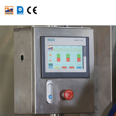 Linha de produção de cone de sorvete Modo de operação automática Equipamento de alta produtividade para industrial