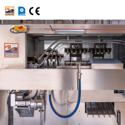 Suporte Técnico de Vídeo Linha de Produção de Casquinha/Copo de Wafer Equipamento de Aço Inoxidável para Fabricação e Operação de Casquinha de Wafer