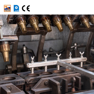 Linha de produção comercial de cones de wafer / máquina de panificação de cones de wafer personalizada