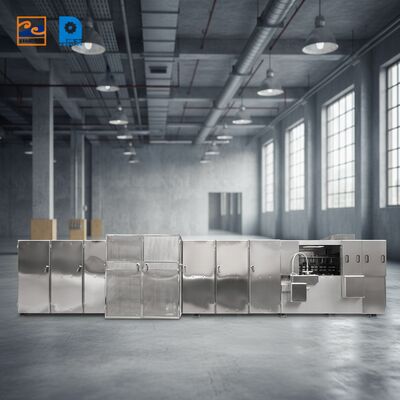 Máquina de biscoitos de wafer equipada com sistema de controle PLC que fornece controle automatizado e produção estável de wafer Monaka