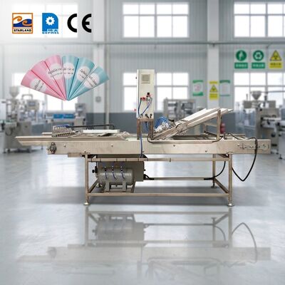 Acessórios industriais para linha de produção de cone automático fácil de instalar Equipamento que melhora o processo de fabricação de cone